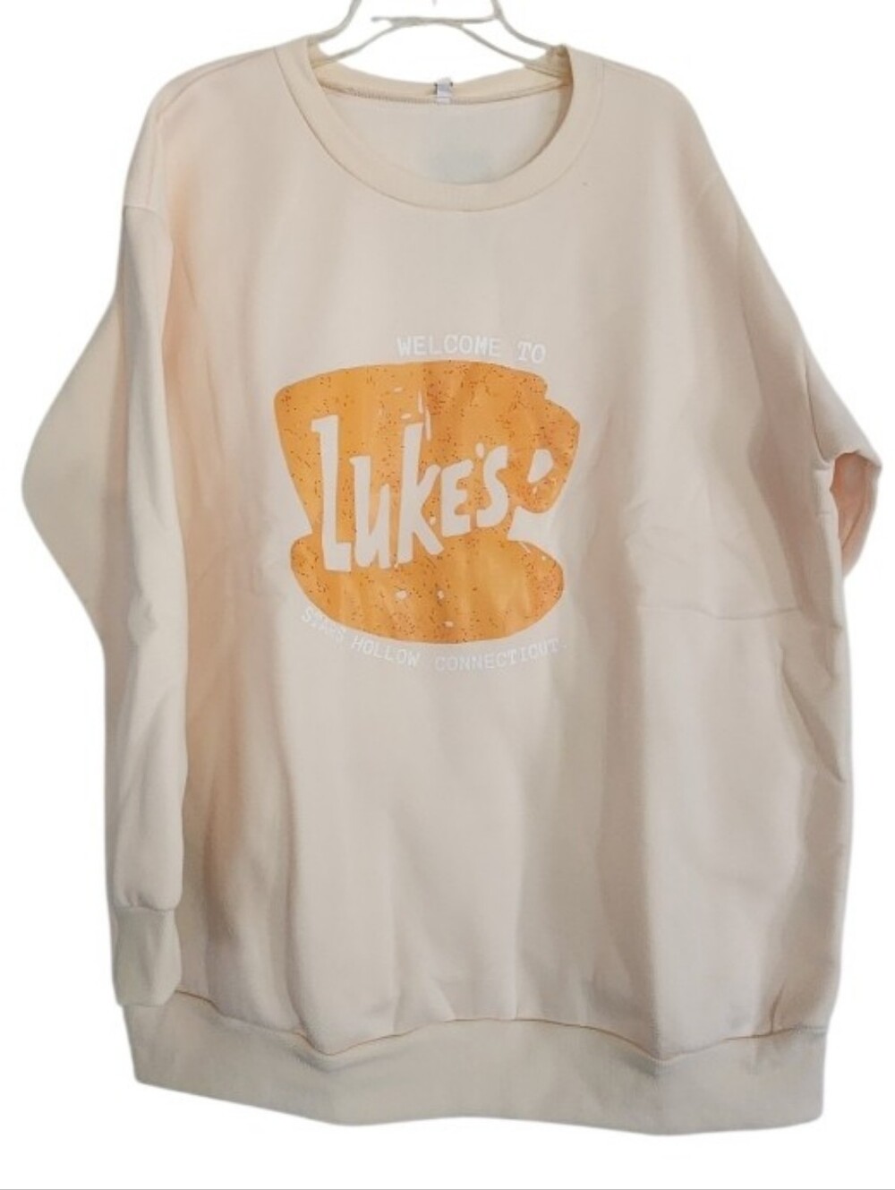 Logo Luke's Cream Women’s Sweatshirt  Nwt  Sz XXL
